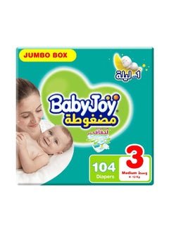 Jumbo Compressed Diapers, Size 3, 6 - 12 Kg, 104 Diapers - pnsku/N70151529V/45/_/1741347464/5bc04e2c-f14d-44ed-997d-0780fae1a75d