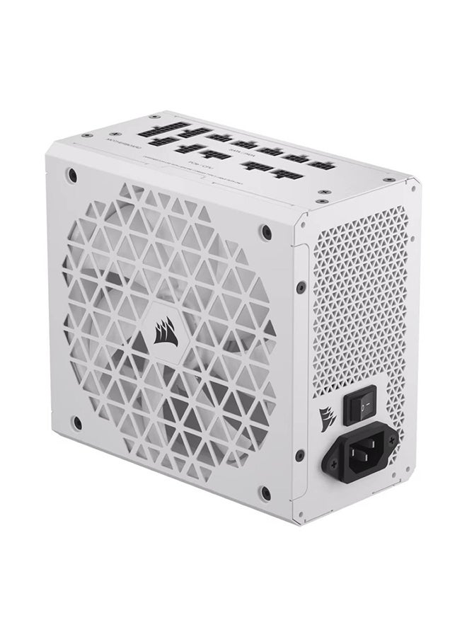 CORSAIR - RM850x SHIFT 80 PLUS Gold Fully Modular ATX Power Supply, 850 Watts Power, Type 5 Micro-fit Connectors, 140mm FDB Fan with Zero RPM Mode, PCIe 5.0, ATX 3.0 Certified, CP-9020274-UK White - Image 1