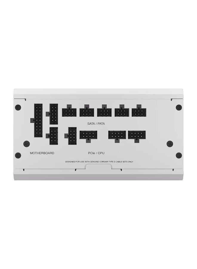 CORSAIR - RM850x SHIFT 80 PLUS Gold Fully Modular ATX Power Supply, 850 Watts Power, Type 5 Micro-fit Connectors, 140mm FDB Fan with Zero RPM Mode, PCIe 5.0, ATX 3.0 Certified, CP-9020274-UK White - Image 1