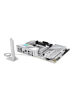 أسوس ROG STRIX B850-A GAMING Wi-Fi Motherboard | AMD AM5 Socket, B850 Chipset, 4 x DIMM DDR5 Slots (Up to 192GB, 8000+ MT/s OC), PCIe 5.0 x16, Wi-Fi 7, 2.5Gb Ethernet, 4 x M.2 Slots, USB 20Gbps Type-C, SupremeFX ALC4080 Audio, Aura Sync RGB Lighting, AI Networking II, BIOS FlashBack, ATX Form Factor | 90MB1J50-M0EAY0 White  - Image 3
