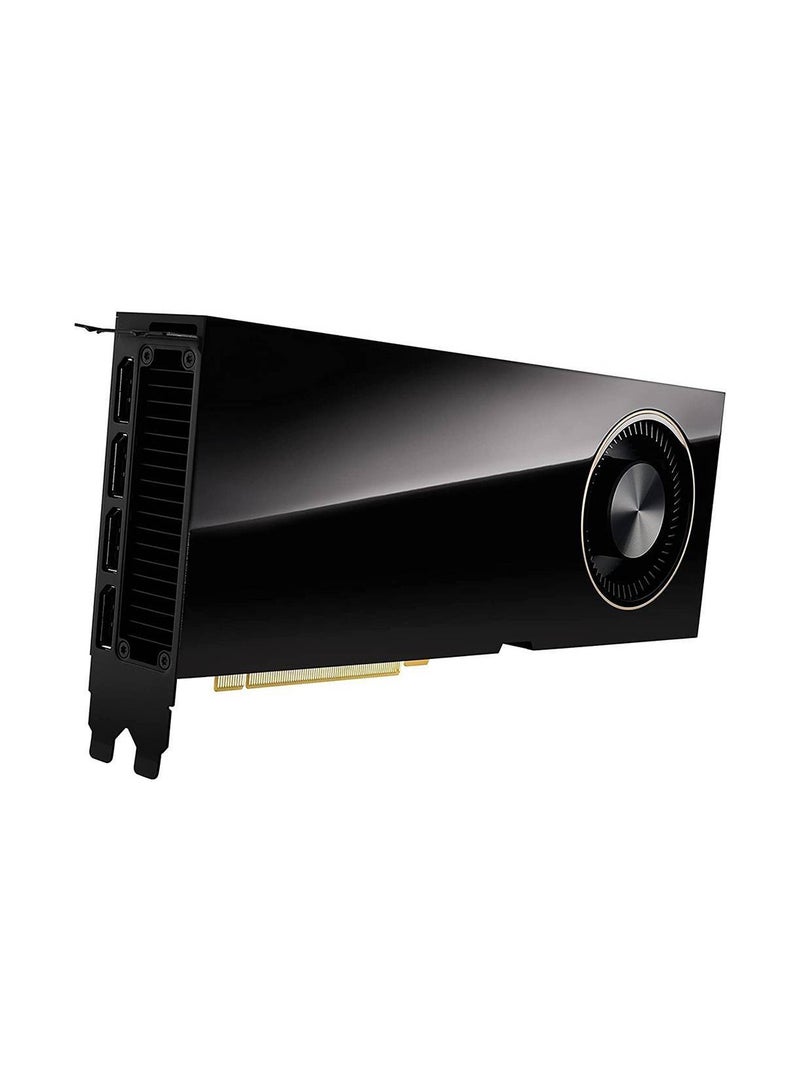 HP - NVIDIA RTX A6000 Workstation Display Card, 48GB GDDR6 384-Bit Memory, 768 GB/s Memory Bandwith, 10,752 CUDA Cores, PCI Express 4.0 interface, 4x DisplayPorts, 2S6U3AA Black - Image 1
