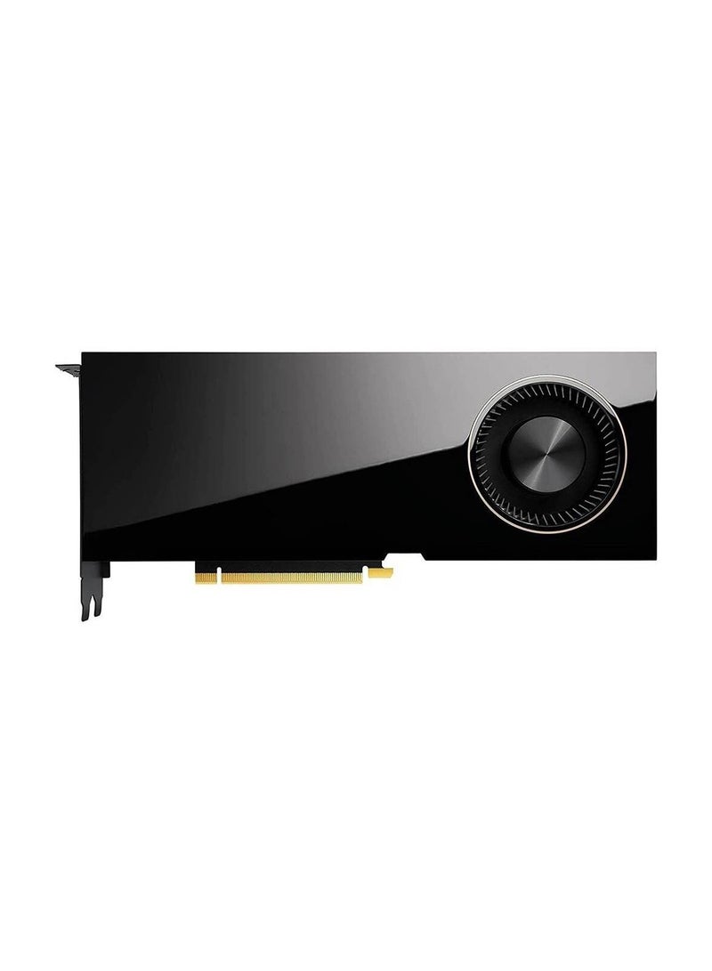 HP - NVIDIA RTX A6000 Workstation Display Card, 48GB GDDR6 384-Bit Memory, 768 GB/s Memory Bandwith, 10,752 CUDA Cores, PCI Express 4.0 interface, 4x DisplayPorts, 2S6U3AA Black - Image 1