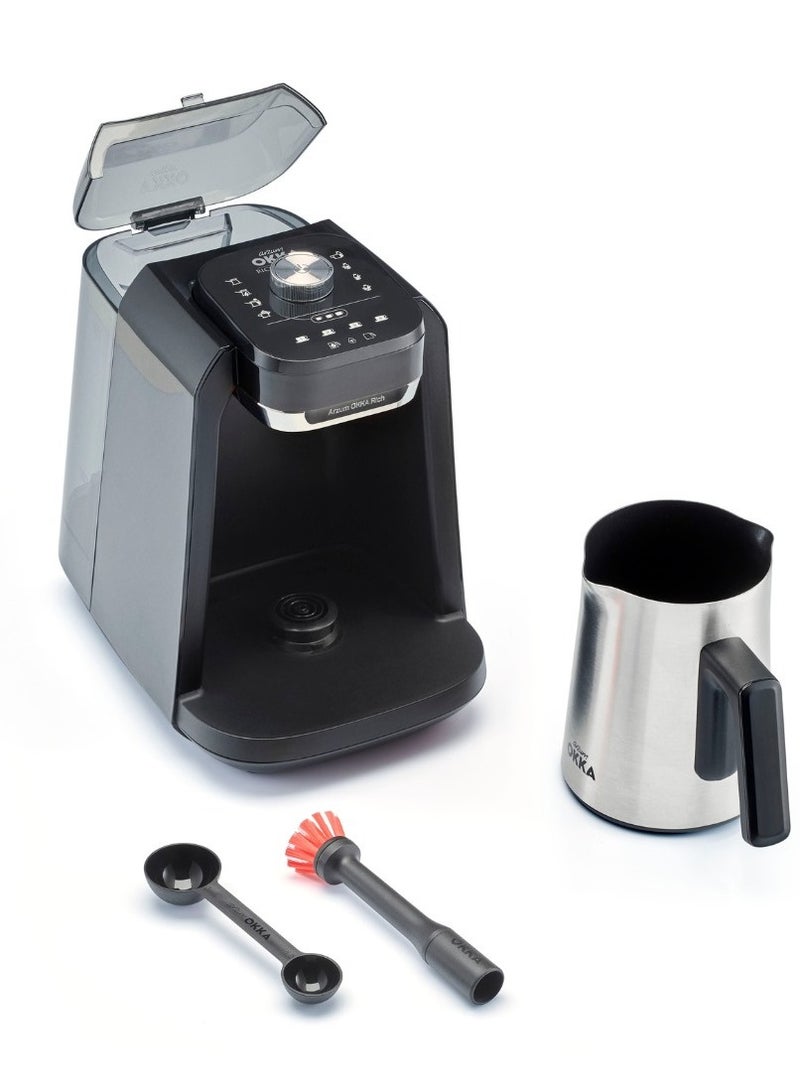 أرزوم Coffee maker Rich Spin Pro plus With Water Tank Capacity 1.3 L 700 W OK0038-05 Silver  - Image 3
