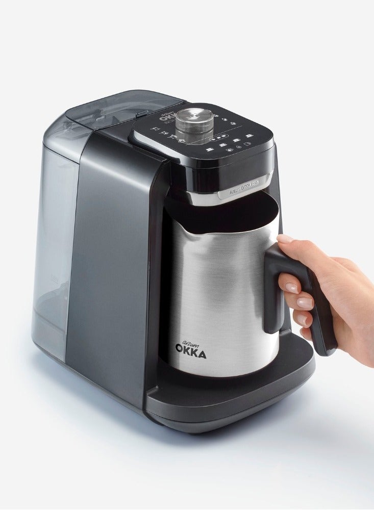 أرزوم Coffee maker Rich Spin Pro plus With Water Tank Capacity 1.3 L 700 W OK0038-05 Silver  - Image 2