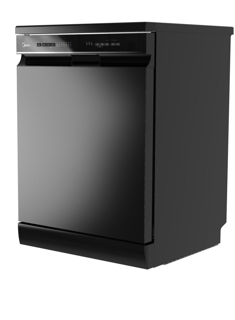 مديا DW 14 Place (6-Programs + 3 Smart addable) - Ion Dishfresh - Active Open Dry - 14 L MDWEF1433D(B)-WI-EG Black  - Image 2