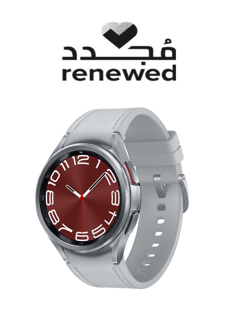 Samsung Renewed - Galaxy Watch 6 Classic 43 Mm GPS Smartwatch Silver  - Image 1
