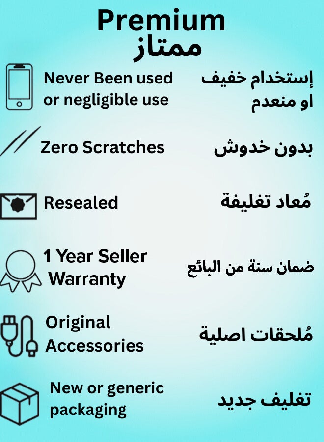 ابل  مجدد - آيفون 14 برو 256 جيجابايت أسود فضائي 5G مع فيس تايم - النسخة الدولية - Image 4