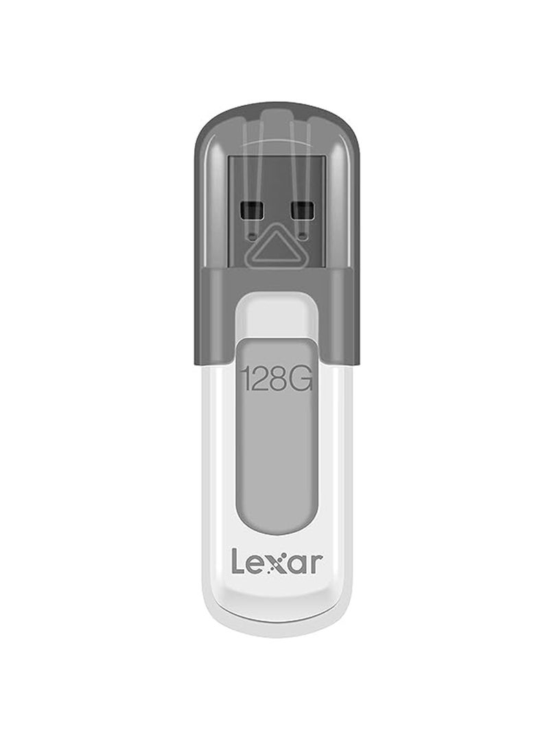 Lexar JumpDrive V100 USB 3.0 Flash Drive, Grey ( LJDV100-128ABGY ) 128GB 128 GB  - Image 1