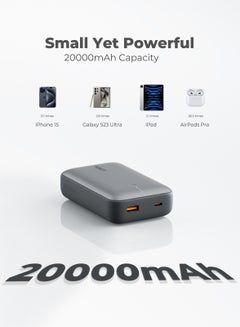أوكي AUKEY Power Bank Spark 20,000 mAh 20W PD Charging mAh22.5W , Y57 GY  - Image 3