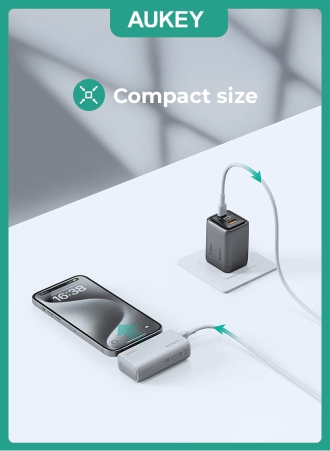 AUKEY Power Bank Spark 5,000 mAh 20W Charging mAh20W , Y59 WH - Image 3