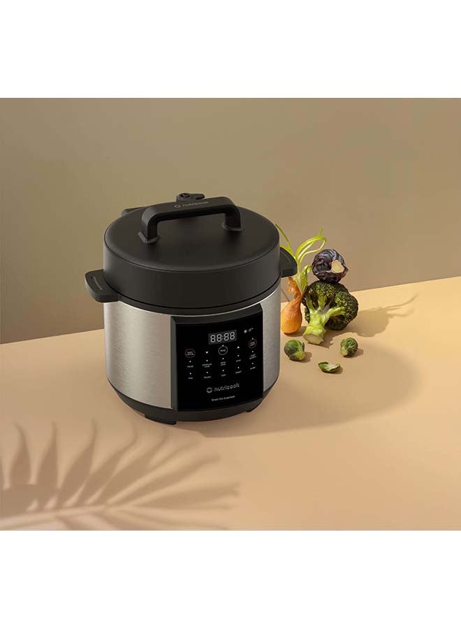 nutricook 9 Appliances in 1 - Pressure Cooker, Saute Pot, Steamer, Slow Cooker, Rice Cooker, Food Warmer, Cake Maker, Soup Maker, Egg Cooker, 13 pre-set programs, keep warm function, stainless steel pot, LED screen, 4 L 900 W NC-SP150 Stainless Steel - Image 2