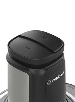 nutricook Choppi, Motor Body, Chopper Bowl Cover, 2x SS Blade Assembly, 2.0L Glass Chopper Bowl, 2.0L SS Chopper Bowl, 2x Anti-Slip Ring, User Manual, 2 L 500 W NC-CH2000 black  - Image 3