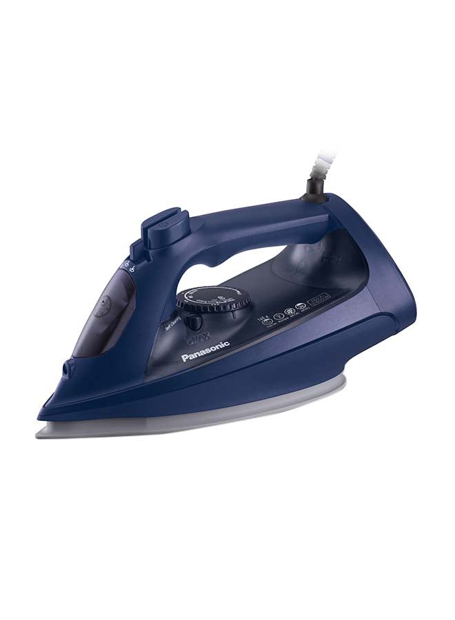 Panasonic Steam iron Powerful upto 160gmin Powershot 300 ml water tank2600W 300 ml 2600 W NI-U750ATB Navy  - Image 1