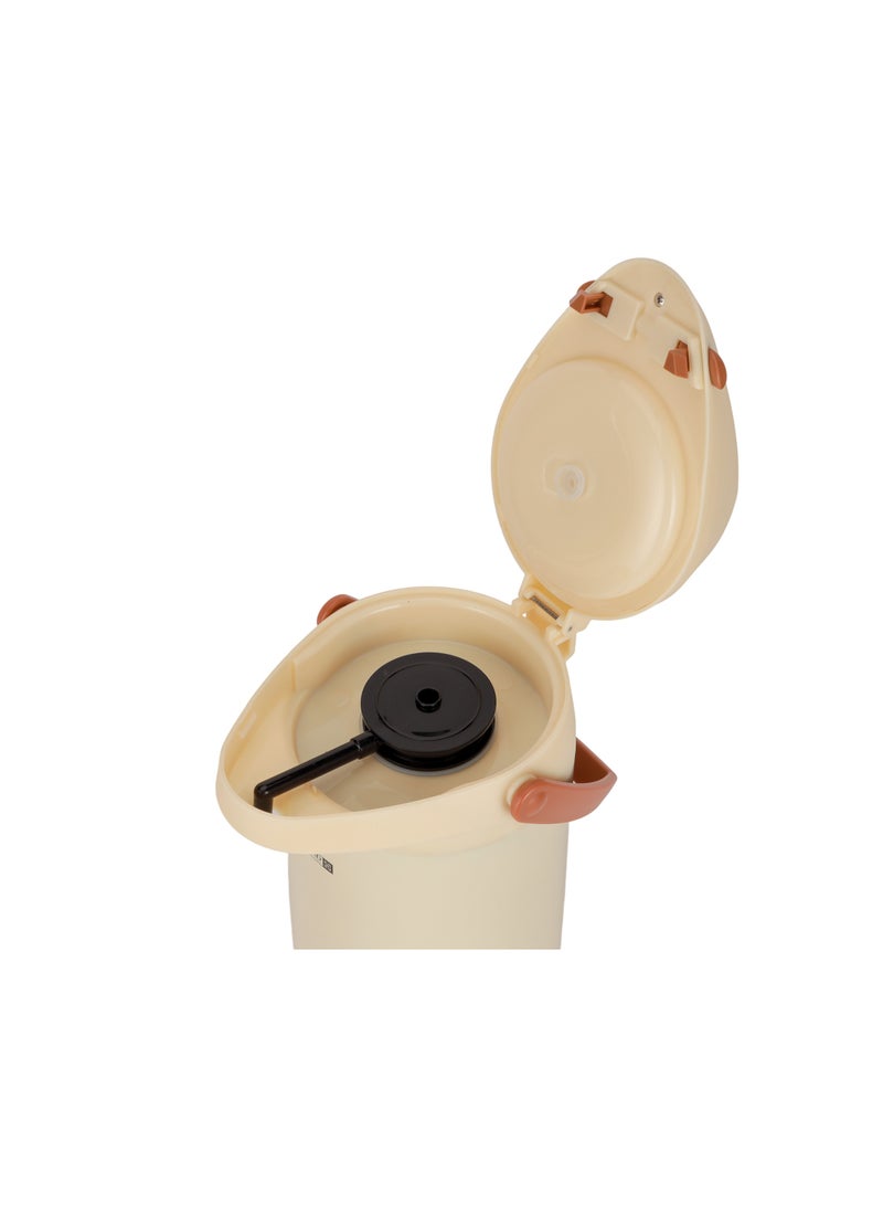 Royalford Royalford 3.5 L Airpot Flask- RF12149/ 360-Degree Rotating Base, Asbestos-Free Glass Inner/ Keeps the Drink Hot for 18 Hour and Cold for 24 Hours Multicolor  - Image 2