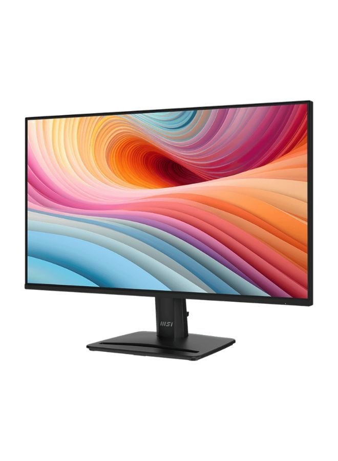 MSI - PRO 24.5-inch IPS (1920x1080) FHD Gaming Office Monitor, 120Hz Refresh Rate, 1ms Response Time, Adaptive-Sync, HDR Ready, HDMI 2.0, VGA Port, Display Port, VESA Mountable, Tilt, Speaker | Black - Image 1
