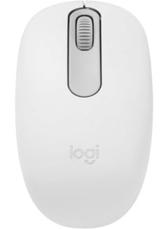 M196 Bluetooth Wireless Mouse, Compact and Portable Mouse for Laptops, Tablets and More, 12-Month Battery, Smooth Tracking, Compatible With PC and Mac, Windows and MacOS | Off-White