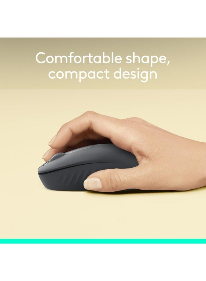 Logitech - M196 Bluetooth Wireless Mouse, Compact and Portable Mouse for Laptops, Tablets and More, 12-Month Battery, Smooth Tracking, Compatible With PC and Mac, Windows and macOS | Graphite - Image 1
