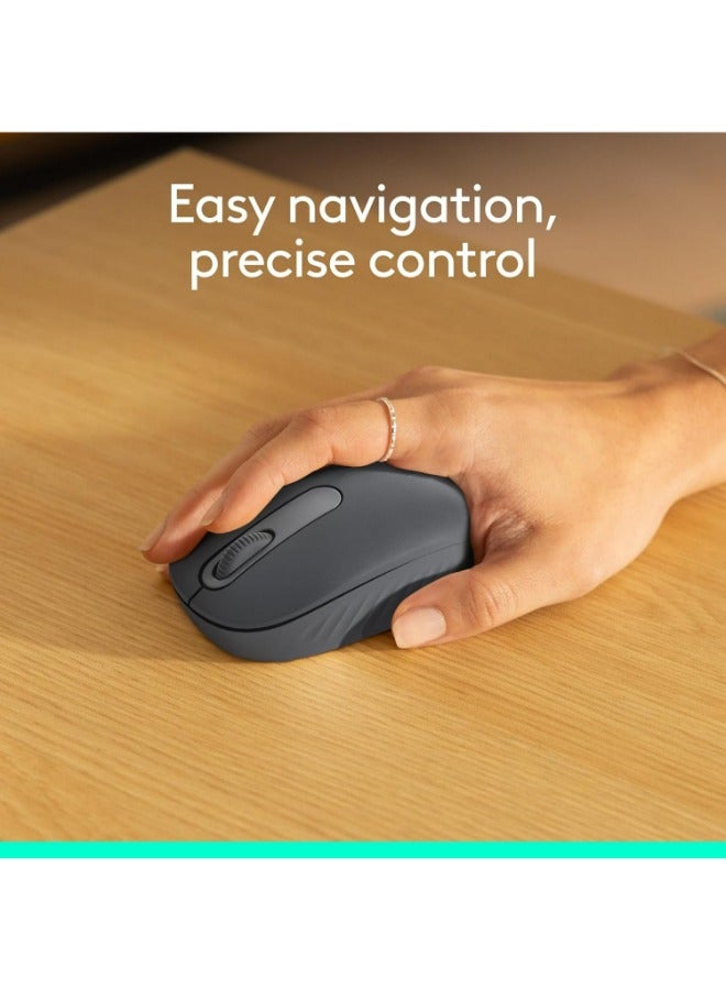 Logitech - M196 Bluetooth Wireless Mouse, Compact and Portable Mouse for Laptops, Tablets and More, 12-Month Battery, Smooth Tracking, Compatible With PC and Mac, Windows and macOS | Graphite - Image 1