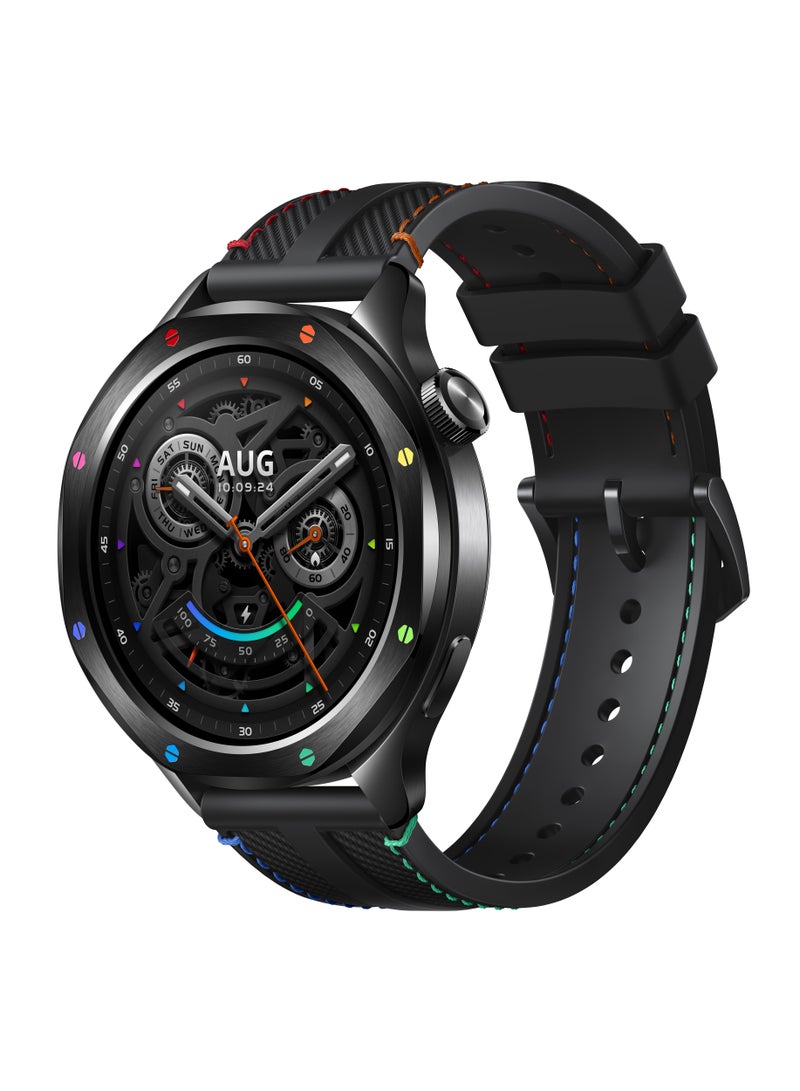 Xiaomi - Watch S4 Smartwatch 1.43-inch AMOLED Display, Long Battery Life, Bluetooth Calling, Noise Reduction, Advanced Health Detection, 15 Days Battery Life - Rainbow - Image 1