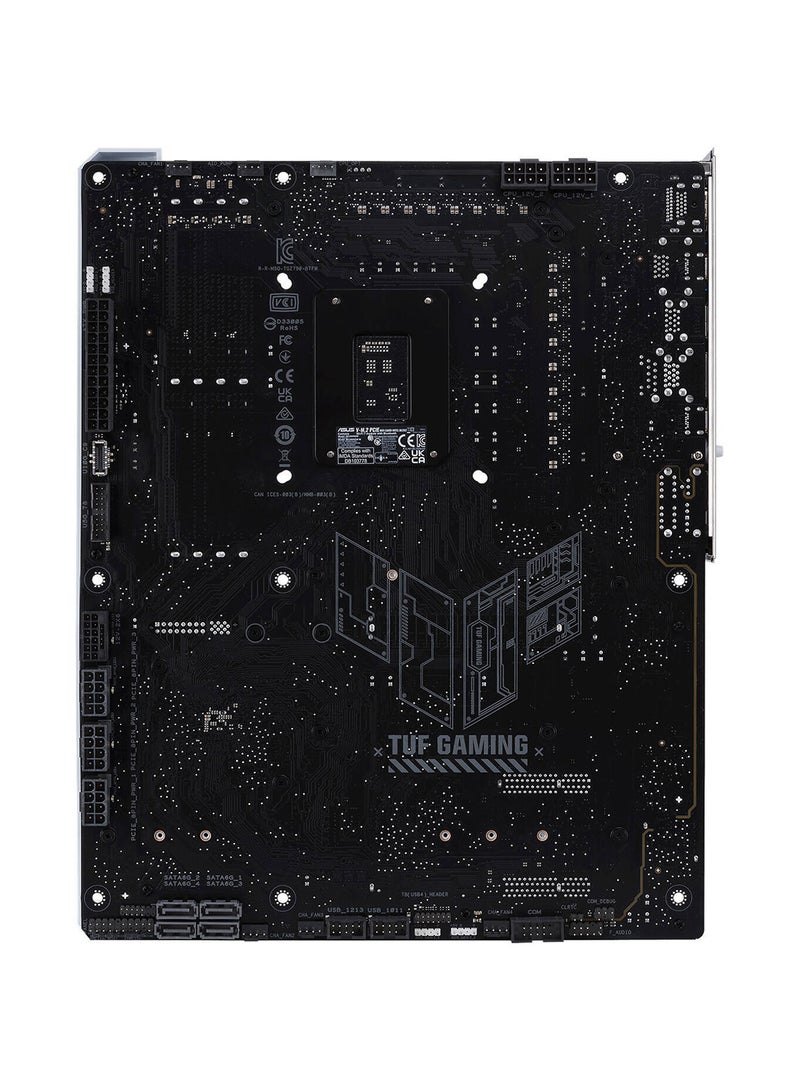 أسوس - TUF Gaming Z790-BTF WIFI LGA 1700 ATX Intel Motherboard, Intel Z790 Chipset, 4x DDR5 DIMM Slots, 192GB Max Memory, 4x M.2 Slots, Intel Wi-Fi 7 & Bluetooth v5.4, 90MB1GU0-M0EAY0 White/Black - Image 1