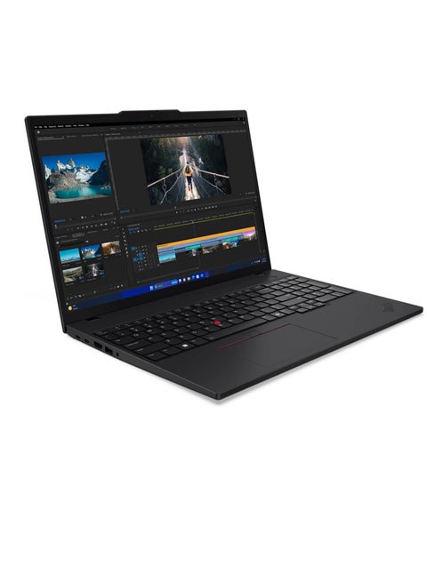 ThinkPad T16 Gen 3 Laptop With 16-Inch WUXGA IPS Display, Core Ultra 5 125U Processor/16GB RAM/512GB SSD/Intel Iris XE Graphics/DOS(Without Windows) English Black
