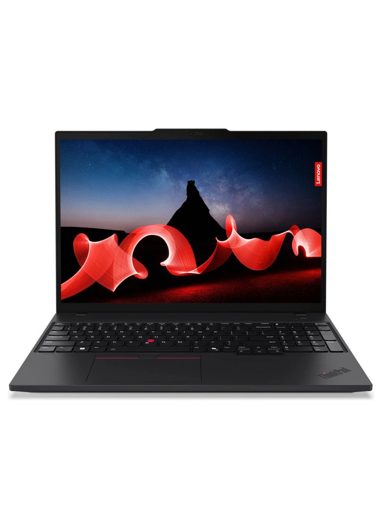 ThinkPad T16 Gen 3 Laptop With 16-Inch WUXGA IPS Display, Core Ultra 5 125U Processor/16GB RAM/512GB SSD/Intel Iris XE Graphics/DOS(Without Windows) English Black