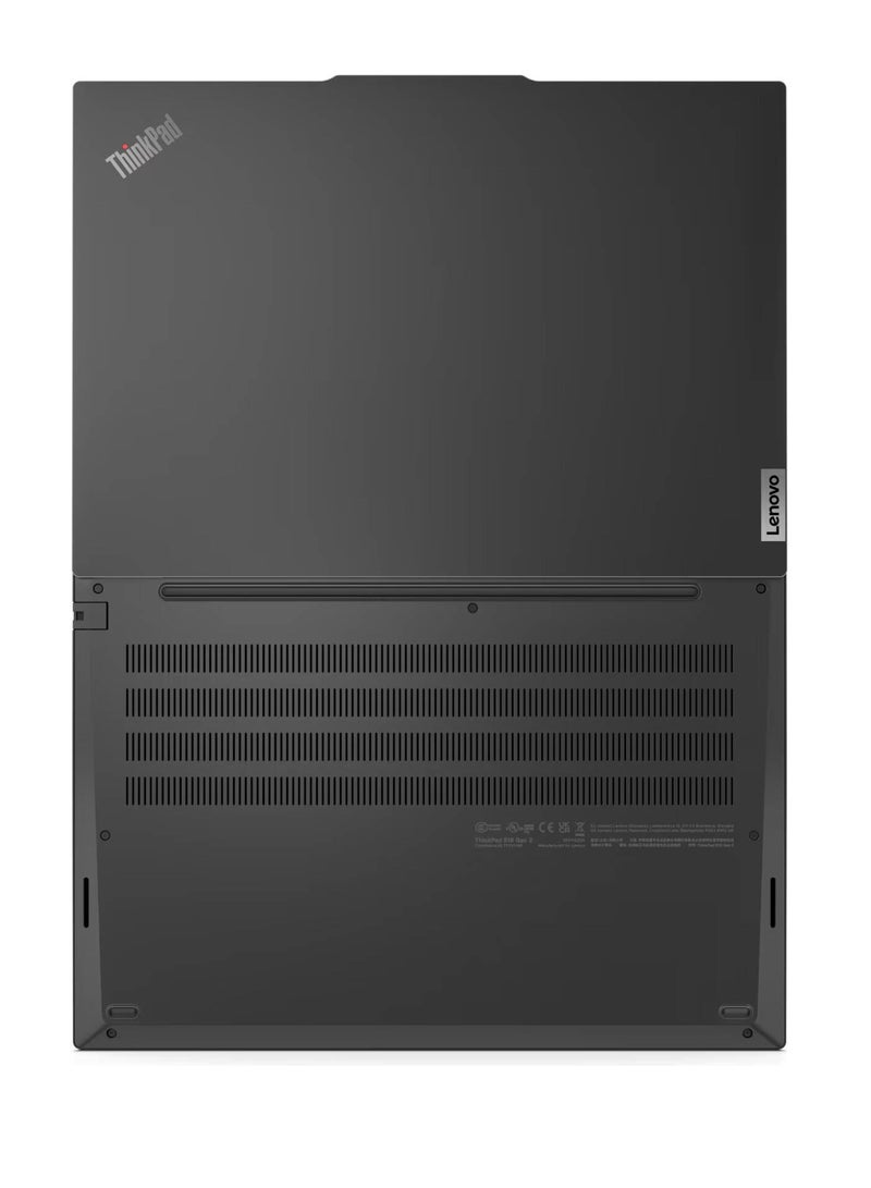 Lenovo - ThinkPad E16 Gen 2 Laptop With 16-Inch WUXGA IPS Display, Core Ultra 7 155U Processor/16GB RAM/512GB SSD/Intel Graphics/DOS(Without Windows) English Black - Image 1