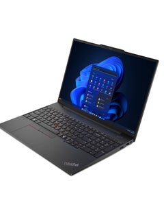 Lenovo ThinkPad E16 Gen 2 Laptop With 16-Inch WUXGA IPS Display, Core Ultra 7 155U Processor/16GB RAM/512GB SSD/Intel Graphics/DOS(Without Windows) English Black  - Image 2