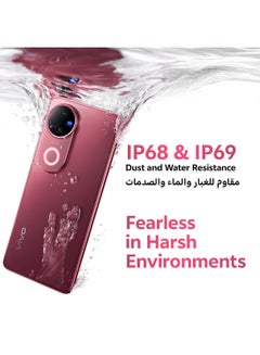 vivo V50 AI 5G Dual SIM Ancora Red 12GB RAM 512GB  With Exclusive Gifts Earbuds Pro, Smart Watch, 90W Charger And 24 Months Warranty + 1 Year Screen Replacement - Middle East Version  - Image 4