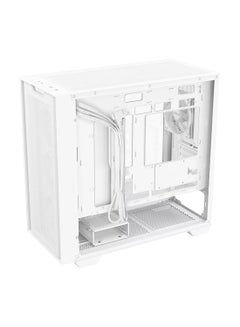 ASUS A21 Plus M-ATX Computer Case, 4x 120mm ARGB Pre-Installed Fan, Up to 360mm Radiator, & 7x Fan Support, BTF Support, Headphone, Microphone & 2x USB 3.2 Gen1 Interface, 90DC00H3-B19000 White  - Image 4