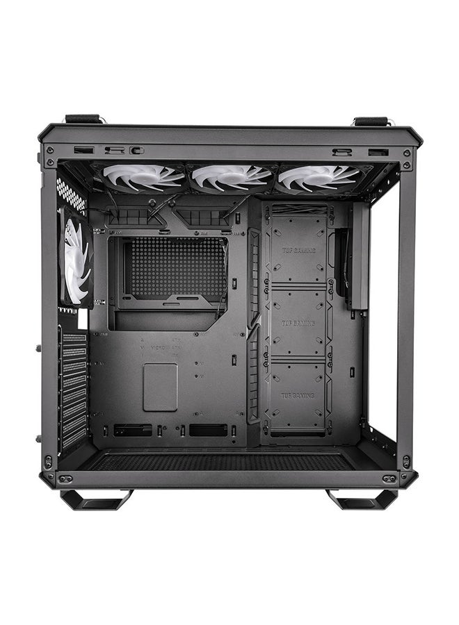 أسوس - TUF Gaming GT502 PLUS Dual Chamber Chassis, Panoramic View, Front Panel High-Speed USB Type-C, Discrete ARGB Hub, Fully Modular Design Black - Image 1