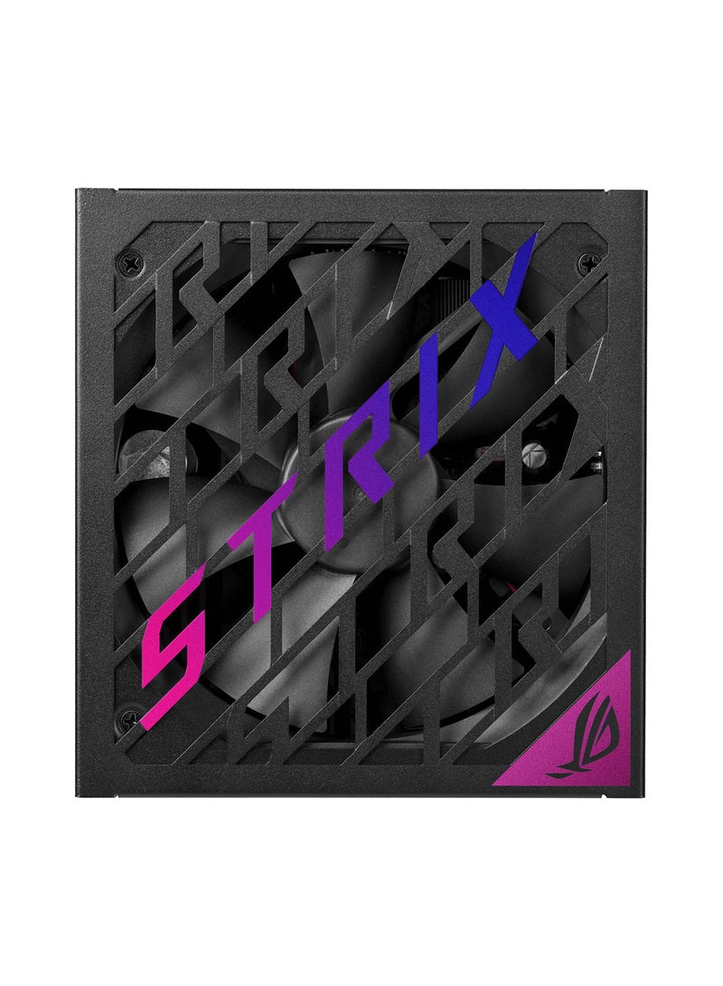 ASUS - ROG Strix 1200W Fully Modular Power Supply, 80 PLUS Platinum Efficiency, Active PFC, GaN MOSFET, ATX 3.1 Compatible, Cybernetic Lambda A+, Dual Ball Fan bearings, 90YE00W0-B0NA00 Black - Image 1