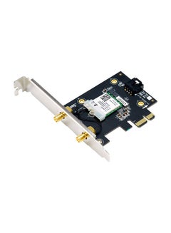 ASUS PCE-AXE5400 WiFi 6E PCI-E Adapter, Dual Antennas, 6GHz Band, 160MHz, Bluetooth 5.2, WPA3 Security, 90IG05R0-BM9100 Black  - Image 4