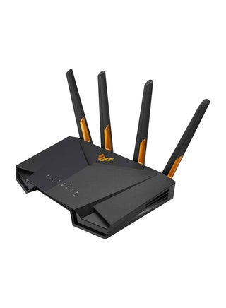 TUF Gaming AX4200 Dual Band WiFi 6 Gaming Router, With Mobile Game Mode, 2.5Gbps Port, 2.4 GHz Radio Frequency, 3 Steps Port Forwarding, AiMesh, Ai Protection Pro, 90IG07Q0-MU9100 Black - pnsku/N70151868V/45/_/1739440111/6f89b035-8ddb-4512-965f-0f47faba032d