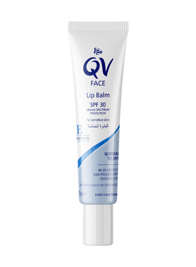 كيو في Face Lip Balm 15G Spf 30  - Image 1
