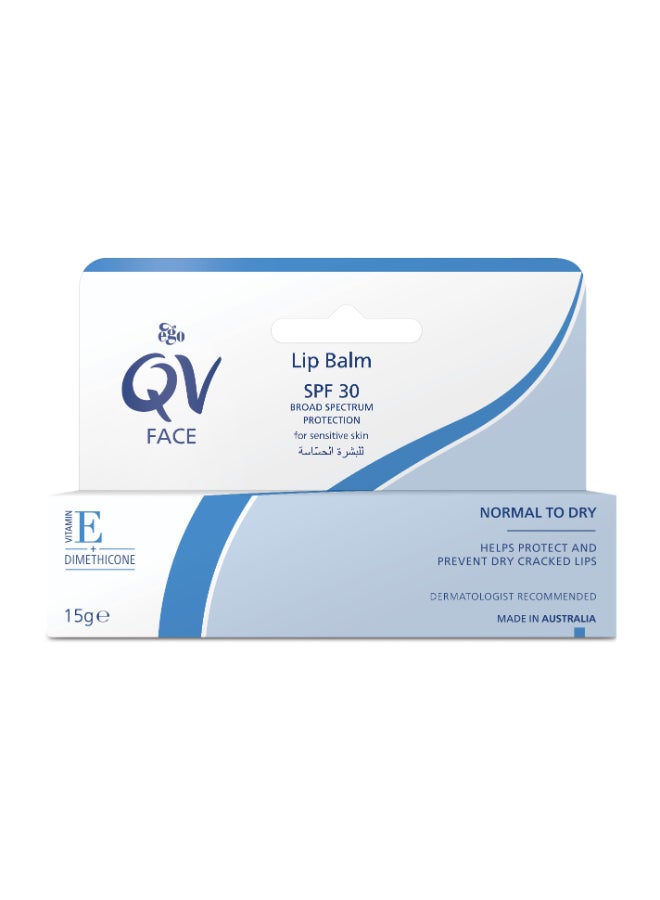كيو في Face Lip Balm 15G Spf 30  - Image 3