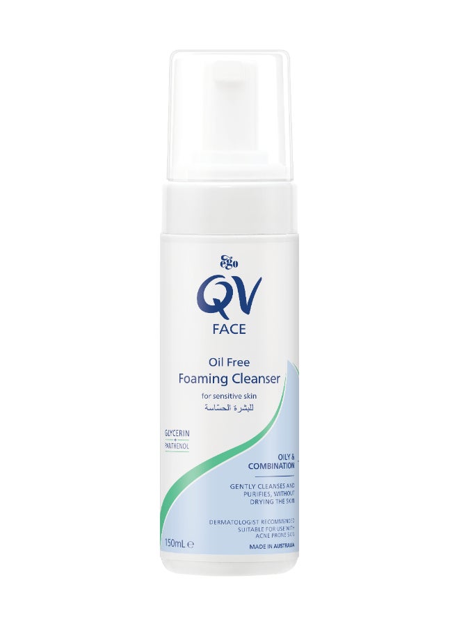 كيو في Face Oil Free Foaming Cleanser - Purifying And Refreshing Facial Cleanser For Balanced Skin 150.0ml  - Image 1