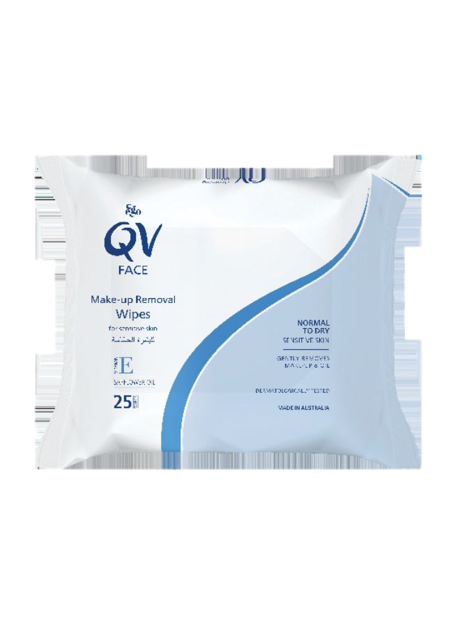 كيو في مناديل إزالة مكياج الوجه 25 عبوة - Image 1