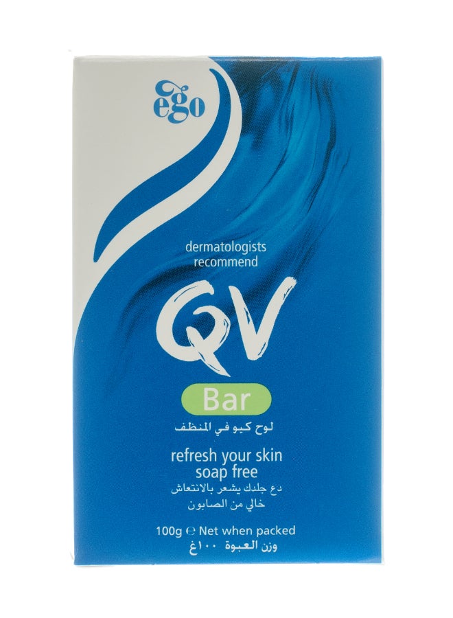 كيو في Bar Mild Cleansing Bar For Sensitive And Dry Skin 100grams  - Image 1