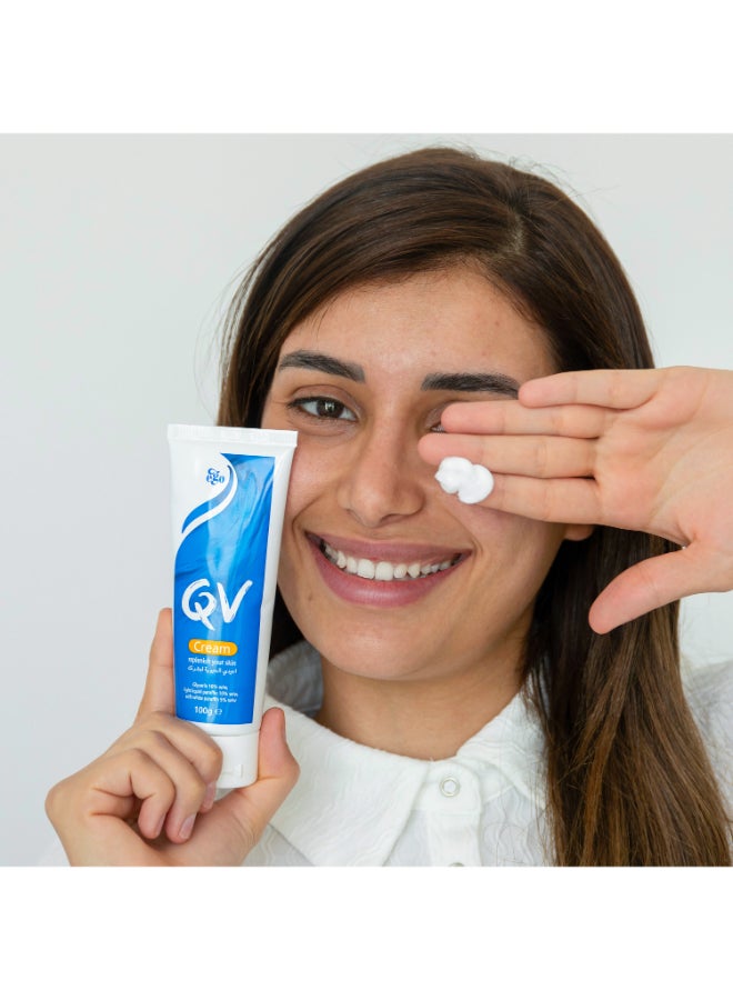 كيو في Cream - Rich Moisturising Cream For Dry And Sensitive Skin 100grams  - Image 4