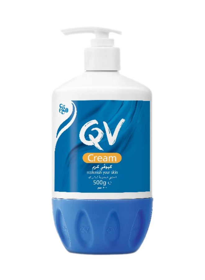 كيو في كريم مضخة - كريم مرطب مكثف للبشرة الجافة والحساسة - Image 1