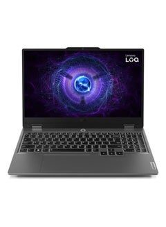لينوفو LOQ 15IRX9 Laptop With 15.6-inch Full HD (1920x1080) 144Hz Display, Intel Core i7-13650HX Processor/16GB RAM DDR5/512GB SSD/Windows 11/6GB NVIDIA GeForce RTX 3050 Graphics/ English/Arabic Luna Grey  - Image 1
