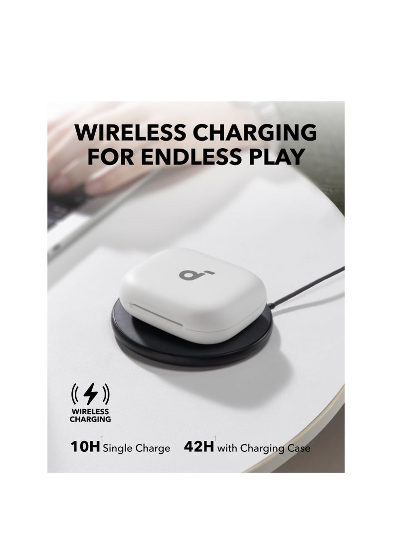 Soundcore - Soundcore AeroFit 2 by Anker, Open-Ear Headphones, Adjustable Ear Hooks, Snug Fit, Rich Bass, Hi-Res Wireless Audio, 42H Play, Bluetooth 5.4, Wireless Charging, IP55, AI Clear Calls, Open-Ear Earbuds White - Image 1