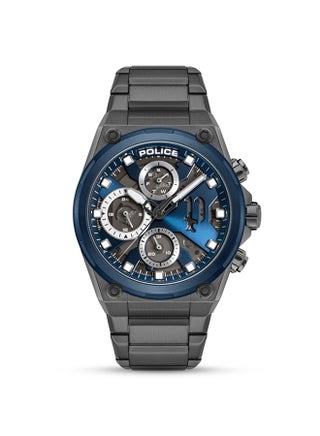 Men's Airflow Men's 44mm Multifunction Watch with Hydraulic Blue Plate, Black Dial & 316L Stainless Steel Bracelet - pnsku/N70151935V/45/_/1740491686/9b568fcc-52b6-44ca-8d05-d12b123e9d35