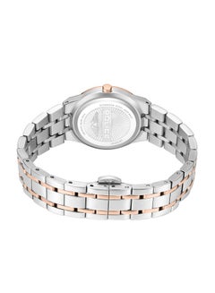POLICE Women's Allure Women's 32mm Two-Tone Watch with Silver Sunray Enamel Dial, 12 Dazzling Stones & Signature at 12 o’clock  - Image 3