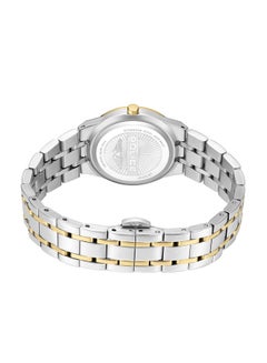 POLICE Women's Allure Women's 32mm Two-Tone Watch with Green Sunray Enamel Dial, 12 Dazzling Stones & Signature at 12 o’clock  - Image 3
