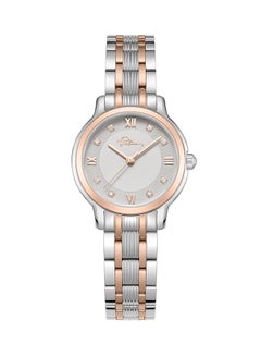 POLICE Women's Charm Women’s 27mm Two-Tone Watch with Grey Dial, Gold-Plated Roman Numerals & 316L Stainless Steel Bracelet  - Image 1