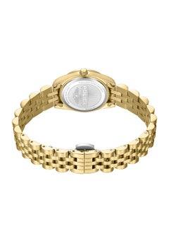 بوليس Women's Flute Women's 28mm Watch with Green Mother-of-Pearl Dial, Gold-Plated Coin-Edged Topring & 316L Stainless Steel Bracelet  - Image 3