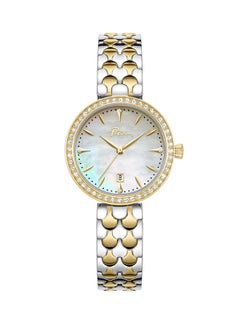 بوليس Women's Ophidia Women’s 28mm Watch with Champagne Mother-of-Pearl Dial, Gold Indexes & 316L Stainless Steel Bracelet  - Image 1