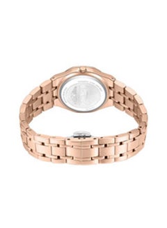 POLICE Women's Moonlight Women's 32mm Rose Gold-Plated Watch with White Mother-of-Pearl Dial & 316L Stainless Steel 5-Link Bracelet  - Image 3
